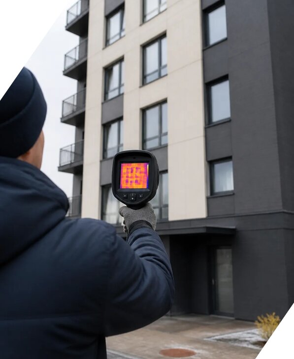 Тепловизионное обследование зданий в Югорске от 5106 р. | ЭкспертизаРоссия