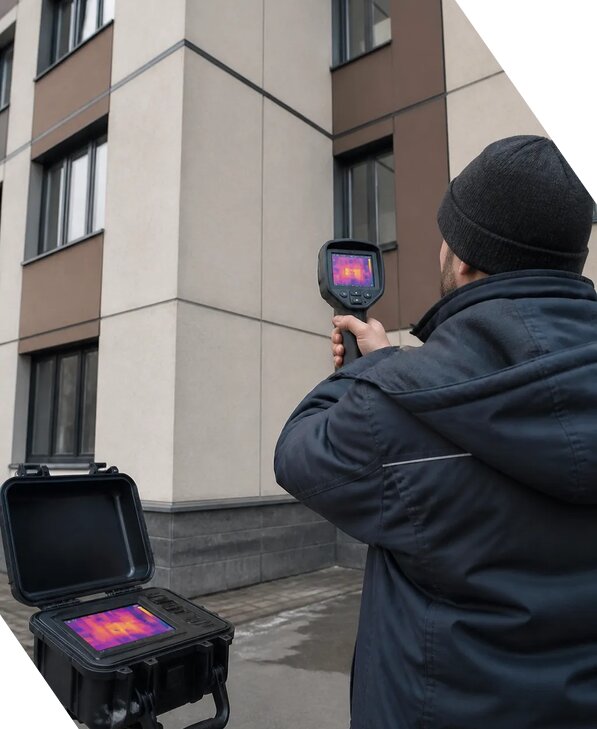 Тепловизионное обследование зданий и сооружений в Югорске
